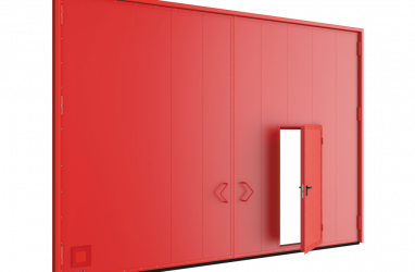 В чём особенности противопожарных распашных ворот?